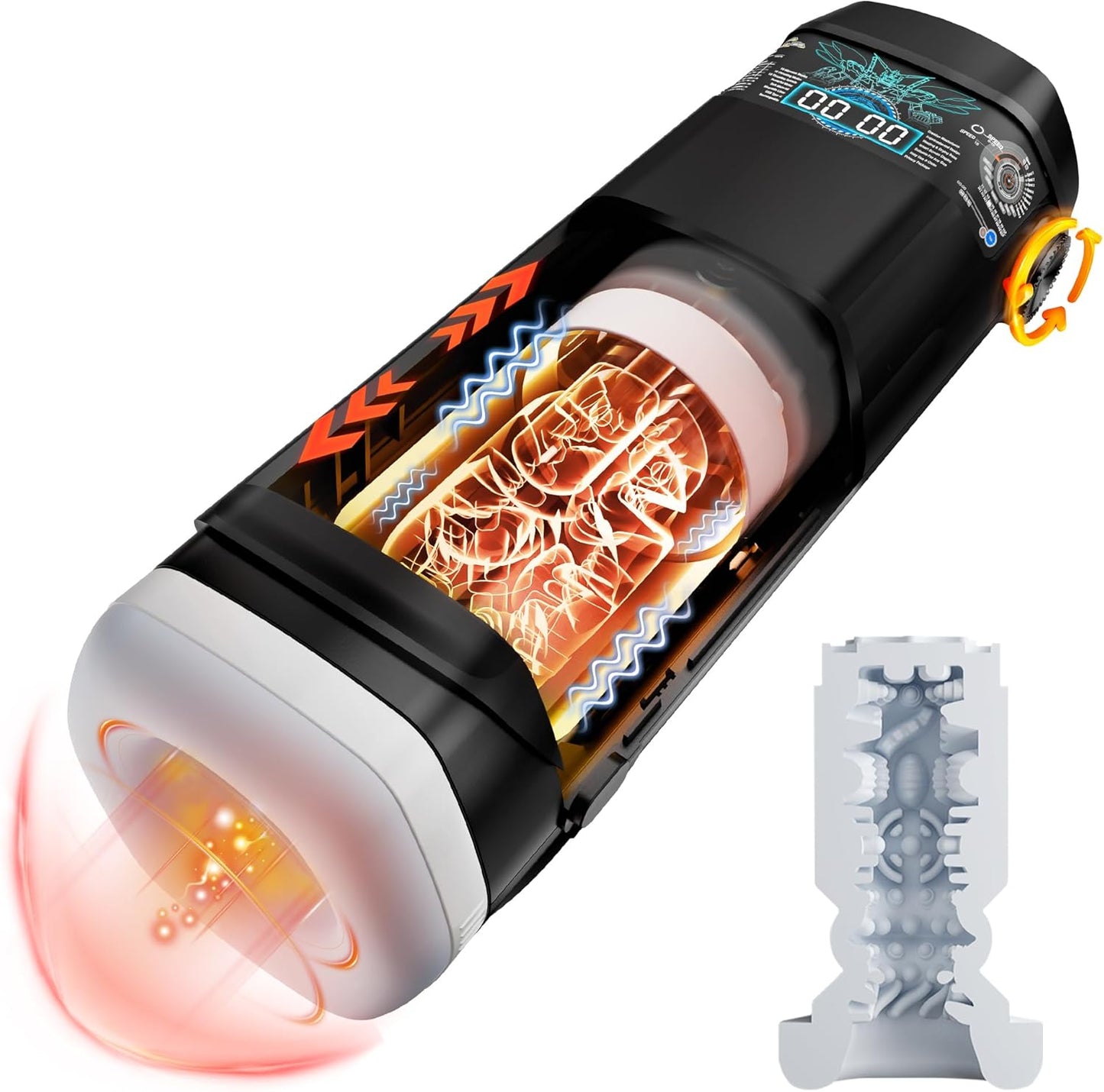 Automatic Male Masturbator 10 Vibration & Thrusting Modes